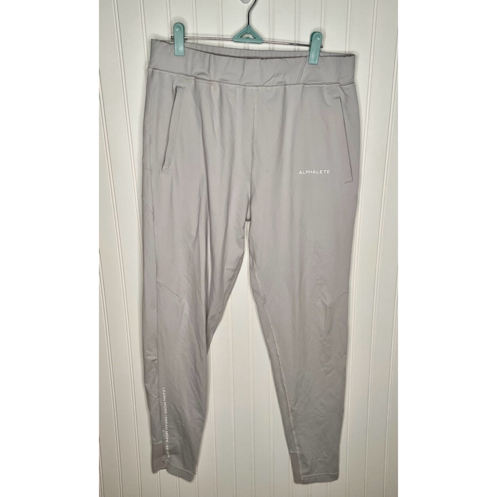 Men's Alphalete Joggers Size L Gray